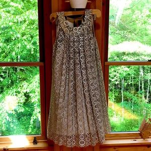 Sachin&Babi Black label metallic lace dress✨✨✨